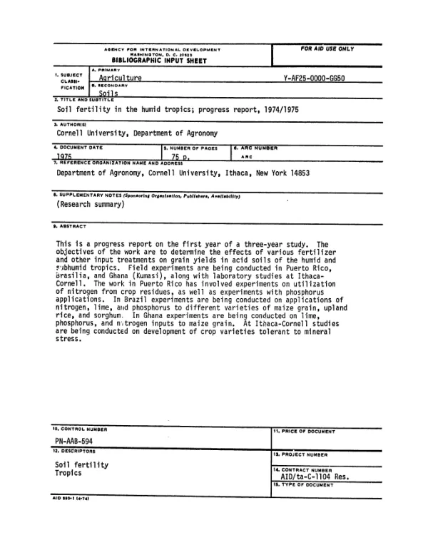 Coastal resource management project : Philippines -- 2001 annual report, (January 1, 2001 through December 31, 2001)