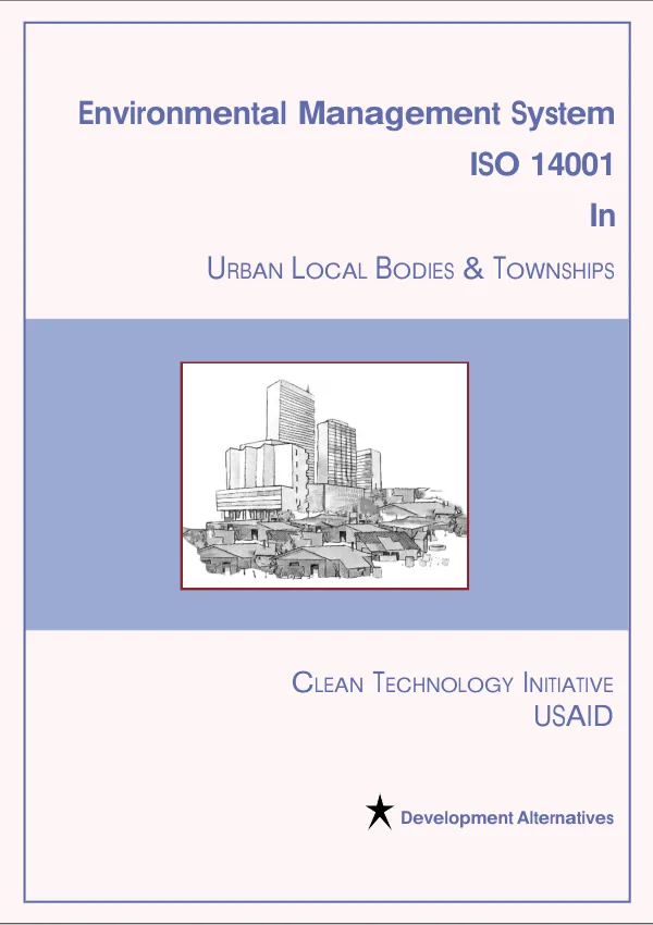 Environmental management system ISO 14001 in urban local bodies & township