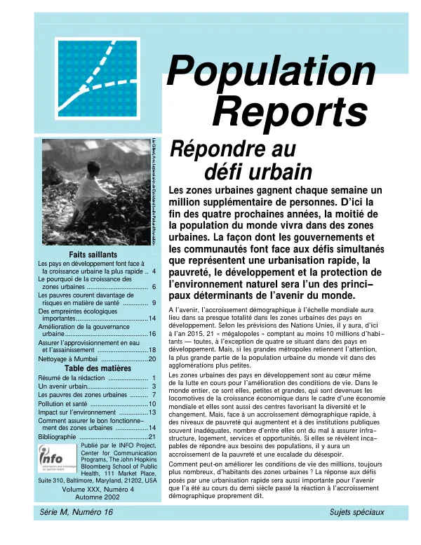 Repondre au defi urbain
