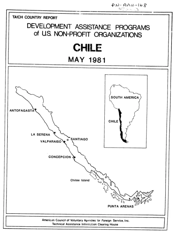 Development assistance programs of US non-profit organizations : Chile