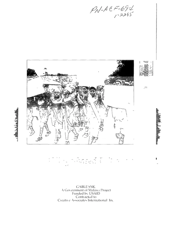 GABLE social mobilization campaign : village-based initiatives
