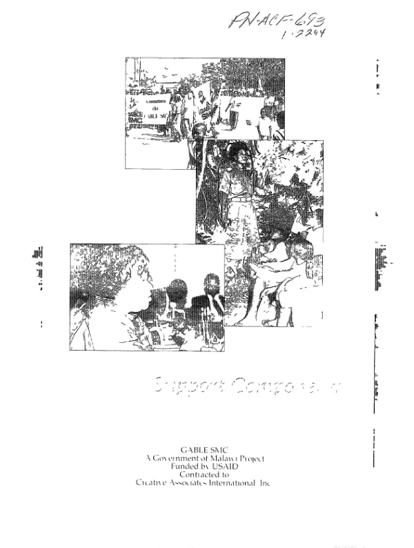 GABLE social mobilization campaign : support components