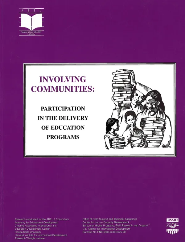 Involving communities : participation in the delivery of education programs