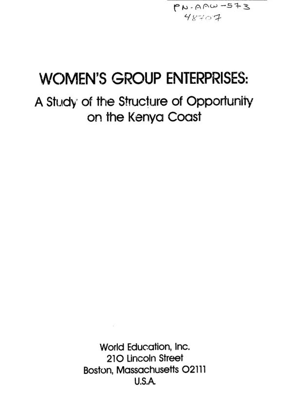 Increasing the influence of the private sector in policy reforms in Africa