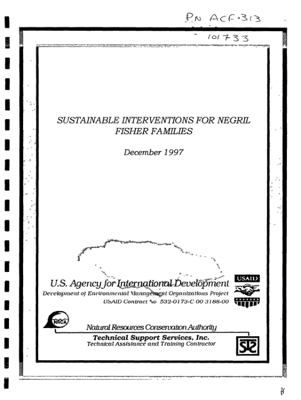 Sustainable interventions for Negril fisher families