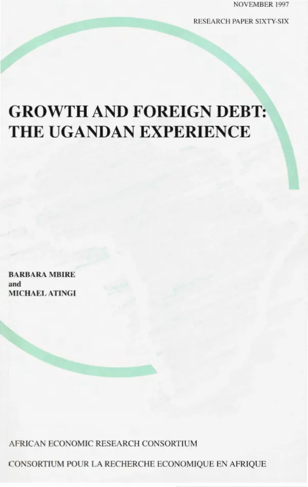 Growth and foreign debt : the Ugandan experience