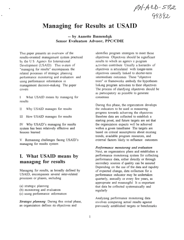 Management advisory services for SAHEL Institute : project no. 625-0911
