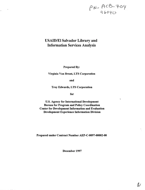 IMPACT OF HUMAN MOTIVATIONAL TRAINING ON DEVELOPMENT PROGRAMS : A STUDY OF TRAINING IN ECUADOR