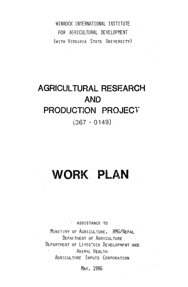 An evaluation Utah State University/USAID sheep production marketing program Bolivia