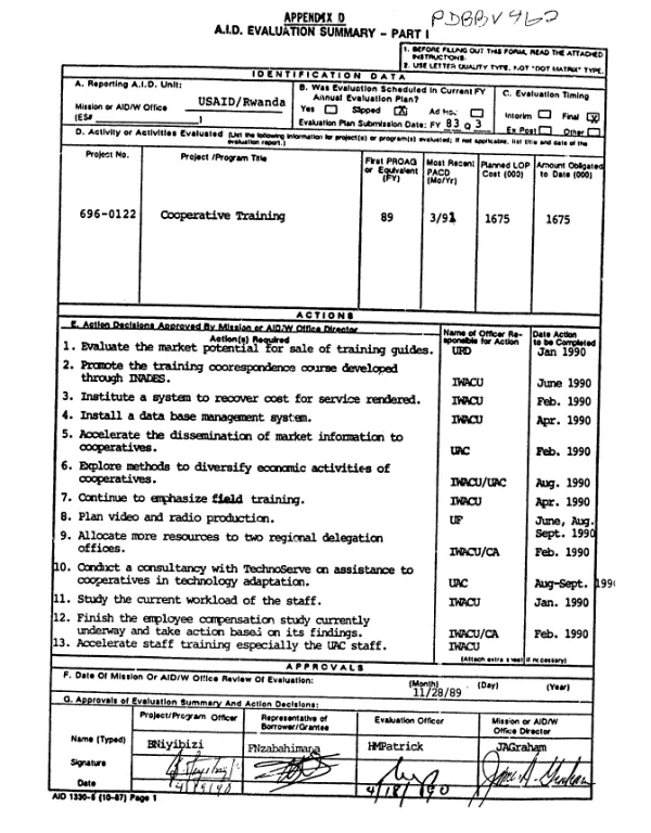 AID contract no. AID/PHA-G-1065 with International Voluntary Services, Inc. to strengthen its organizational capacity to assist LDC local institutions and groups in implementing priority development programs