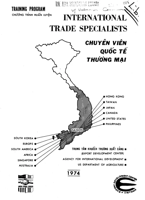 Course outline for training international trade specialists