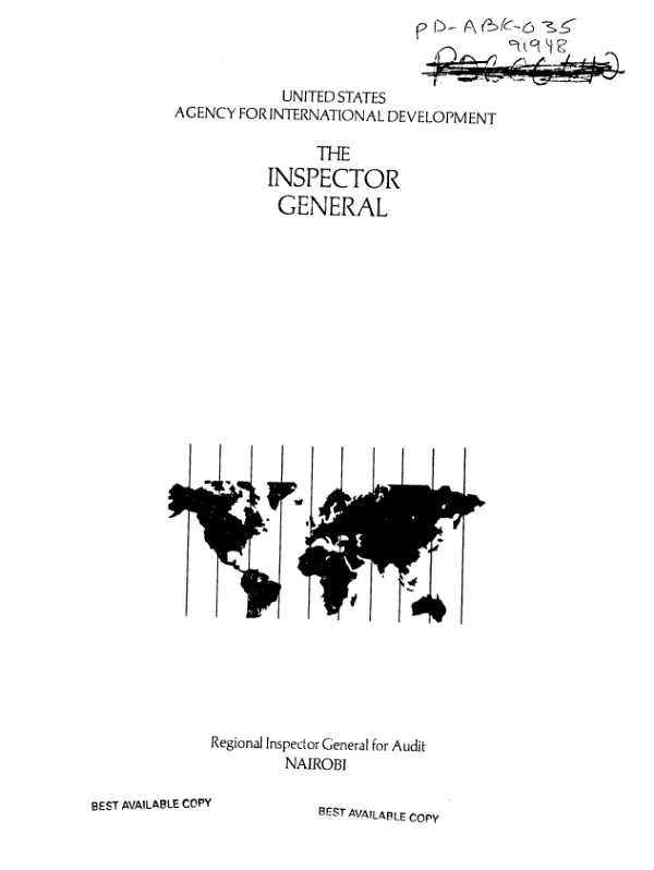 Audit of the Swaziland manpower development project, contract no. 645-0218-C-00-5009-00