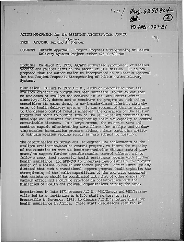 AID grant no. 518-0092-G-00-0087-00 with CARE International for the sustainable land-use management project