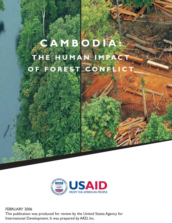 Cambodia : the human impact of forest conflict