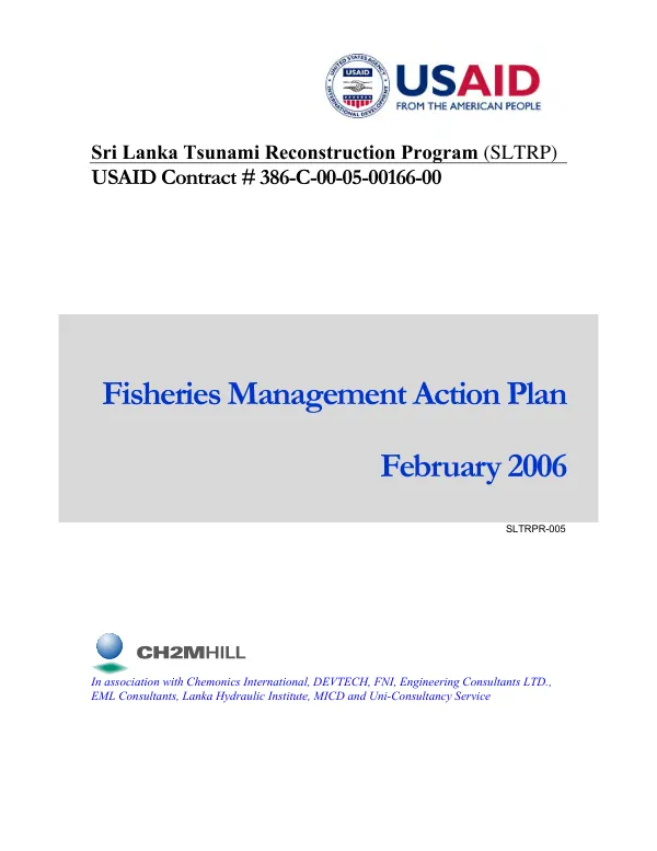 Fisheries management action plan