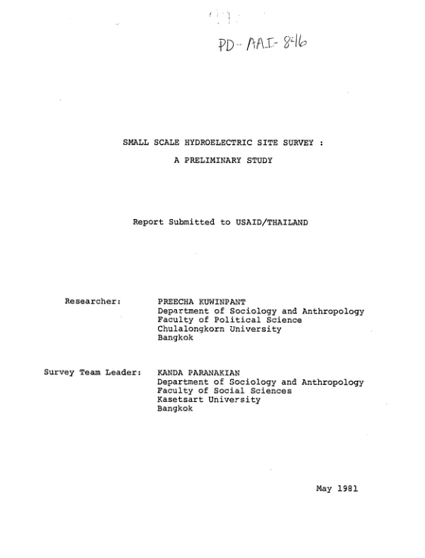 Chianga PROPLANALTO, revitalization of agriculture investigation and development in the central highlands of Angola : final evaluation report