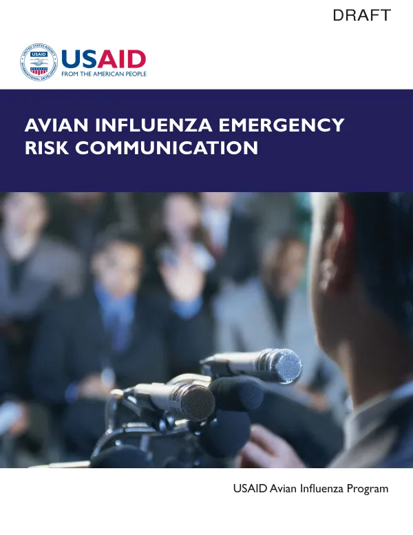 Avian influenza emergency risk communication