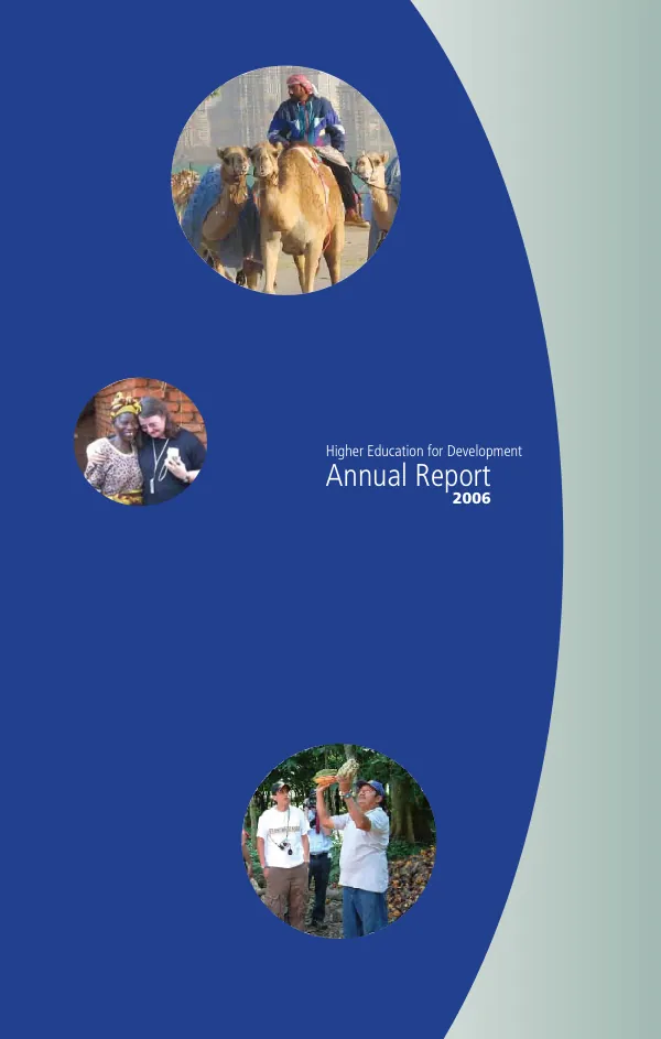 Higher education for development annual report 2006