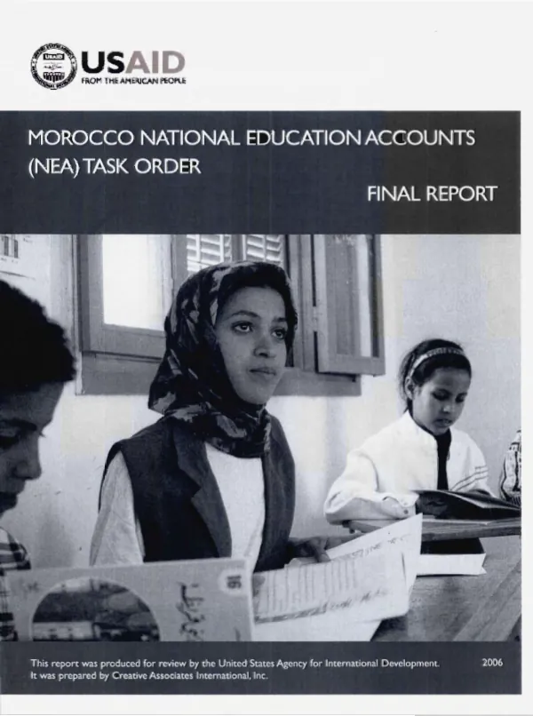 Morocco national education accounts (NEA) task order : final report