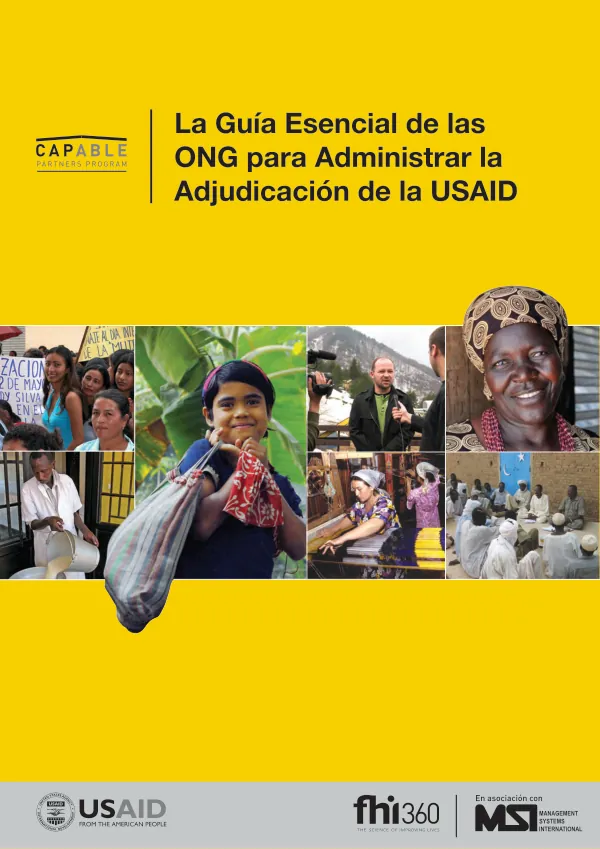 La guia esencial de las ONG para administrar la adjudicacion de la USAID