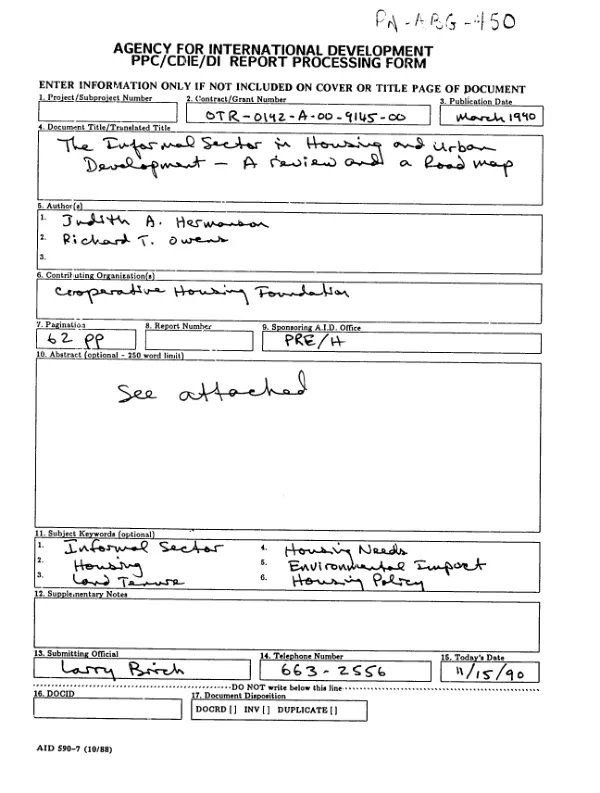 Preparing an evaluation statement of work