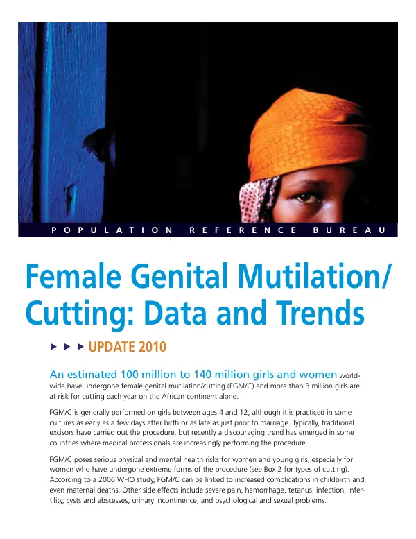 Female genital mutilation/cutting : data and trends -- update 2010