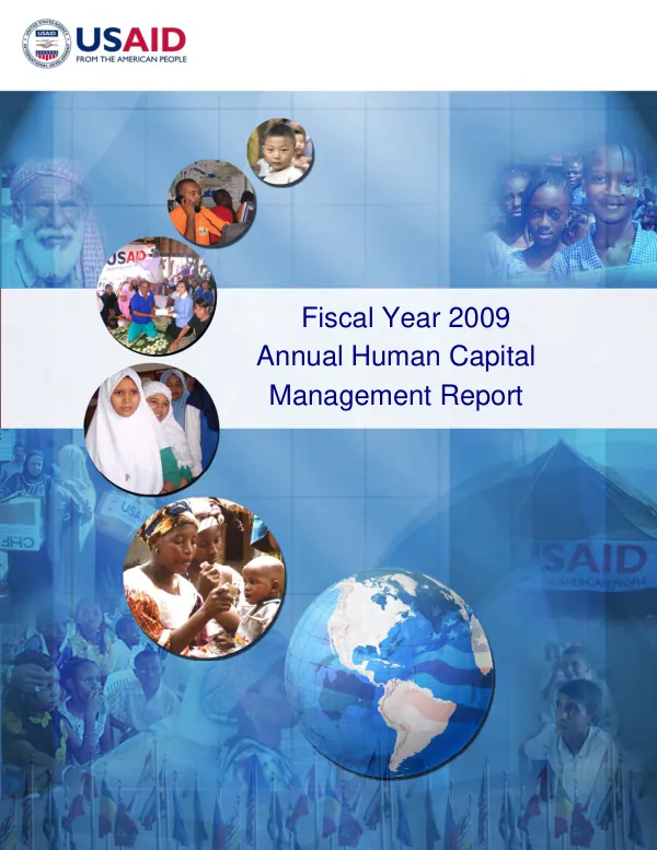 Fiscal year 2009 annual human capital management report