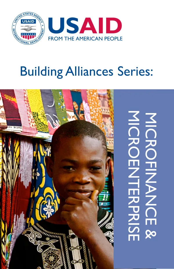GDA sector guide : microfinance and microenterprise