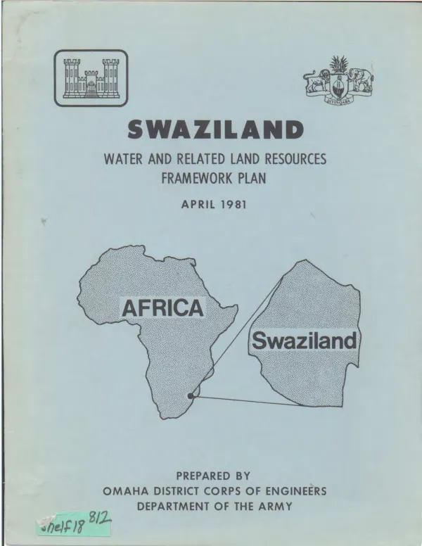 Swaziland water and related land resources framwork plans