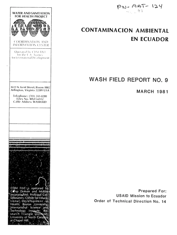 Contaminacion ambiental en Ecuador