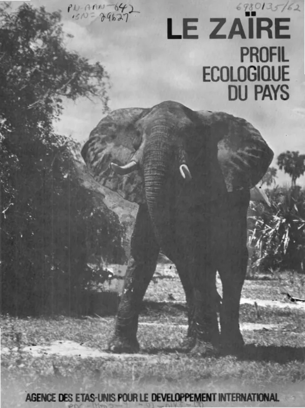 Zaire : profil ecologique du pays