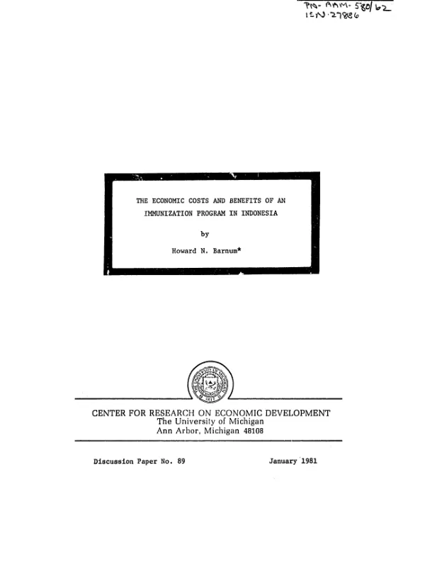 Study of model municipalities : municipality of Berlin, El Salvador
