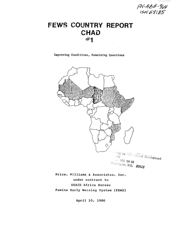 Chad : improving conditions, remaining questions