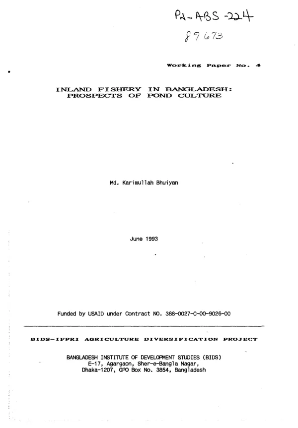ROCAP regional agricultural sector strategy : volume 1 -- agricultural program strategy