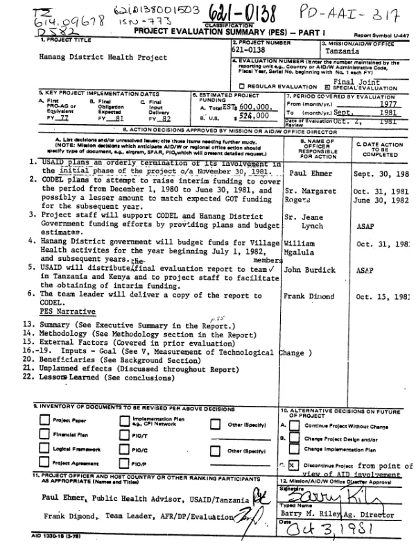 AID grant agreement no. 674-0301-G-SS-3014-00 to the Social Change Assistance Trust (SCAT) to fund and technically assist an increased number of projects which seek to empower disadvantaged communities and promote social justice under the community outreach and leadership development (COLD) project