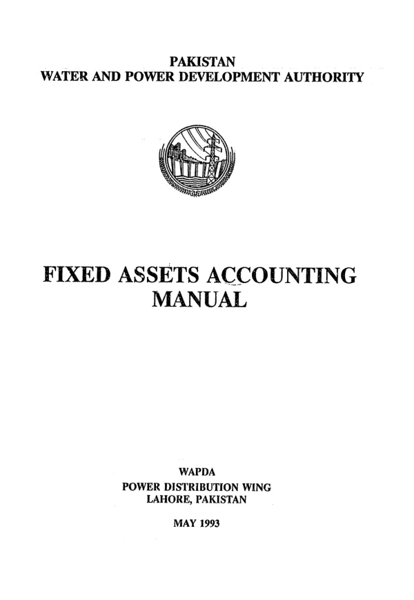 Fixed assets accounting manual