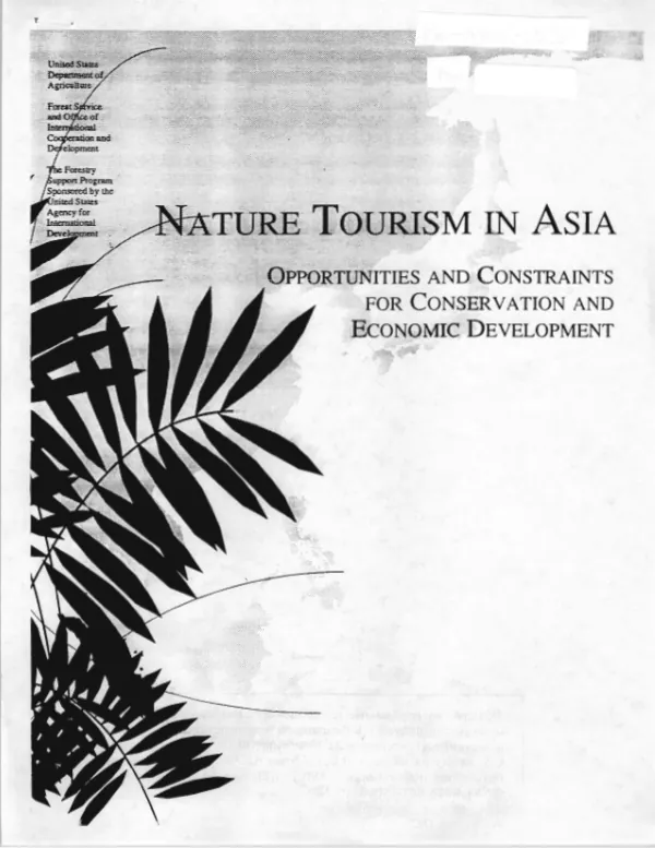 Nature tourism in Asia : opportunities and constraints for conservation and economic development