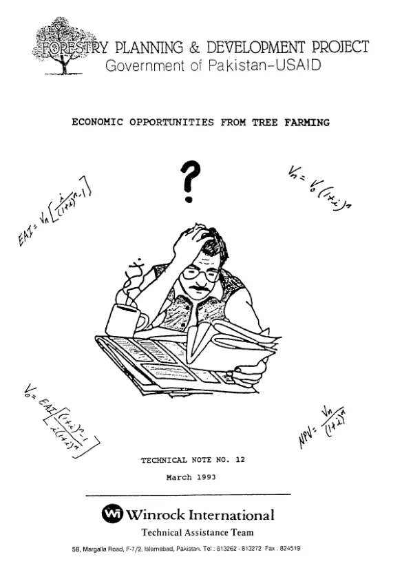 Economic opportunities for tree farming