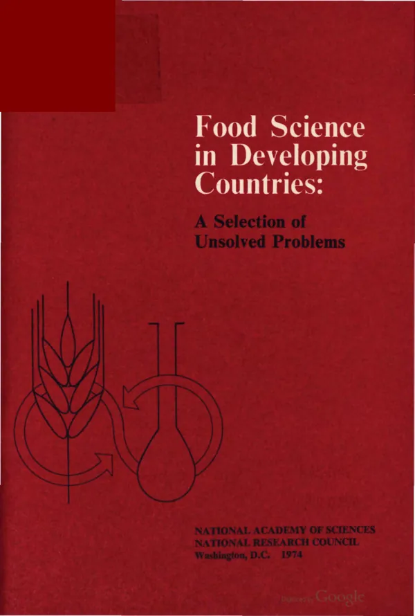 Food science in developing countries : a selection of unsolved problems