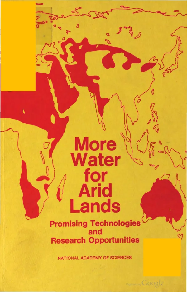 More water for arid lands : promising technologies and research opportunities