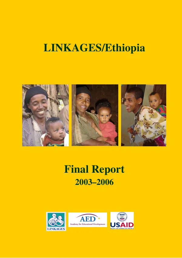 LINKAGES/Ethiopia : final report 2003-2006