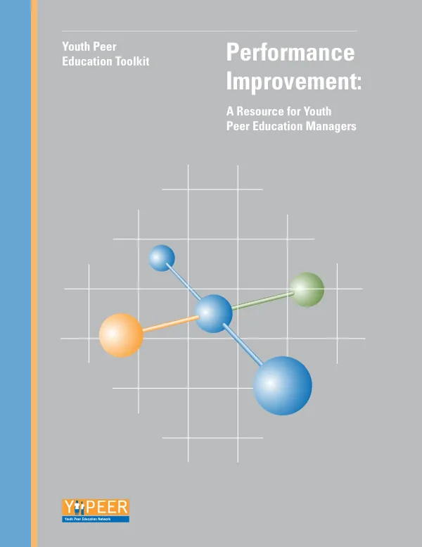 Performance improvement : a resource for youth peer education managers