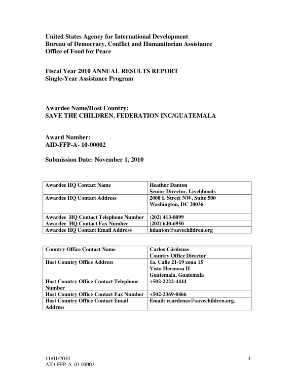Preliminary biodiversity and tropical forest conservation assessment for USAID/Liberia