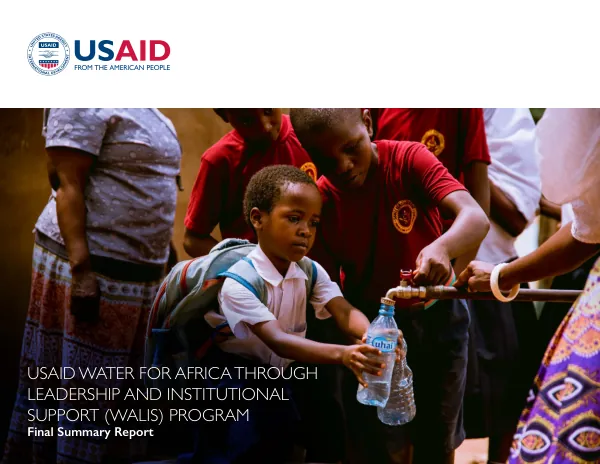 USAID water for Africa through leadership and institutional support (WALIS) program : final summary report