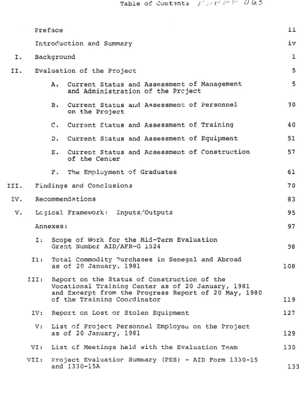 (Project evaluation report of the integrated youth job development project)