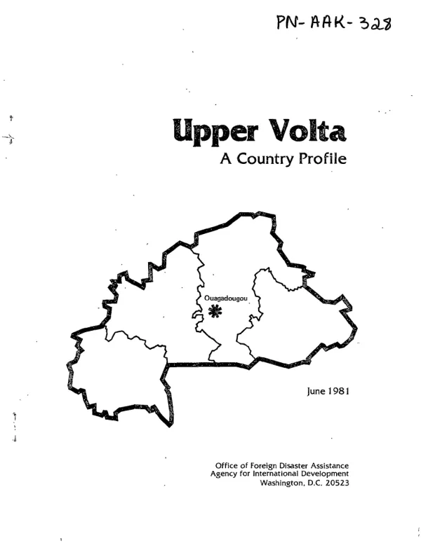 UPPER VOLTA : A COUNTRY PROFILE
