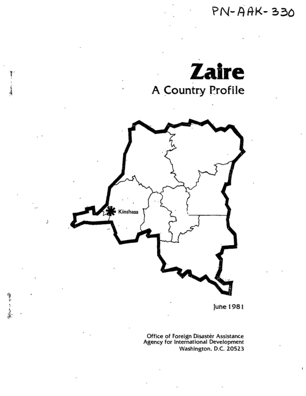 Zaire : a country profile
