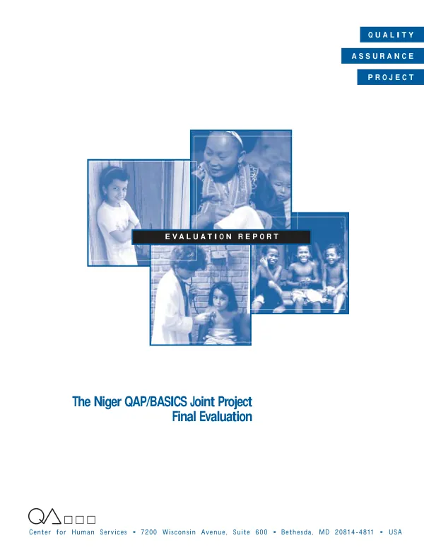 Niger QAP/BASICS joint project final evaluation