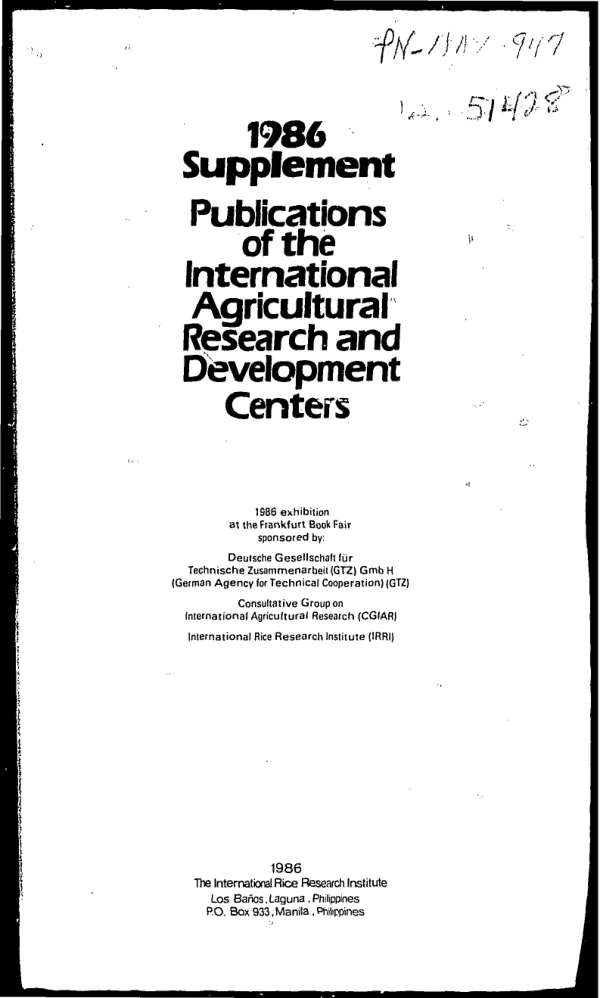Food, nutrition and agriculture : guidelines for curriculum content for agricultural training in Southeast Asia