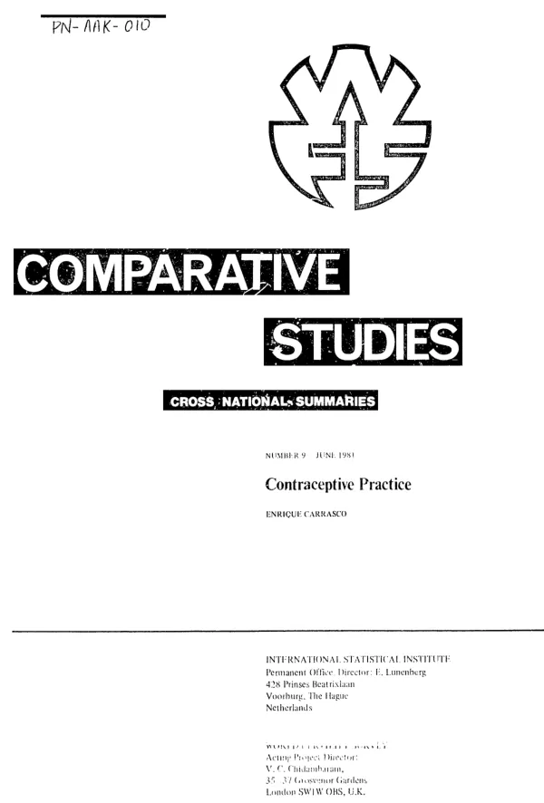 Contraceptive practice